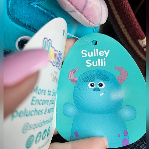 NWT Sully from Disney's Monsters Inc. 10" Hugmee Squishmallow - Picture 3 of 5